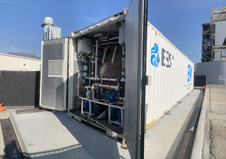 An energy storage strailer at Burbank Water and Power