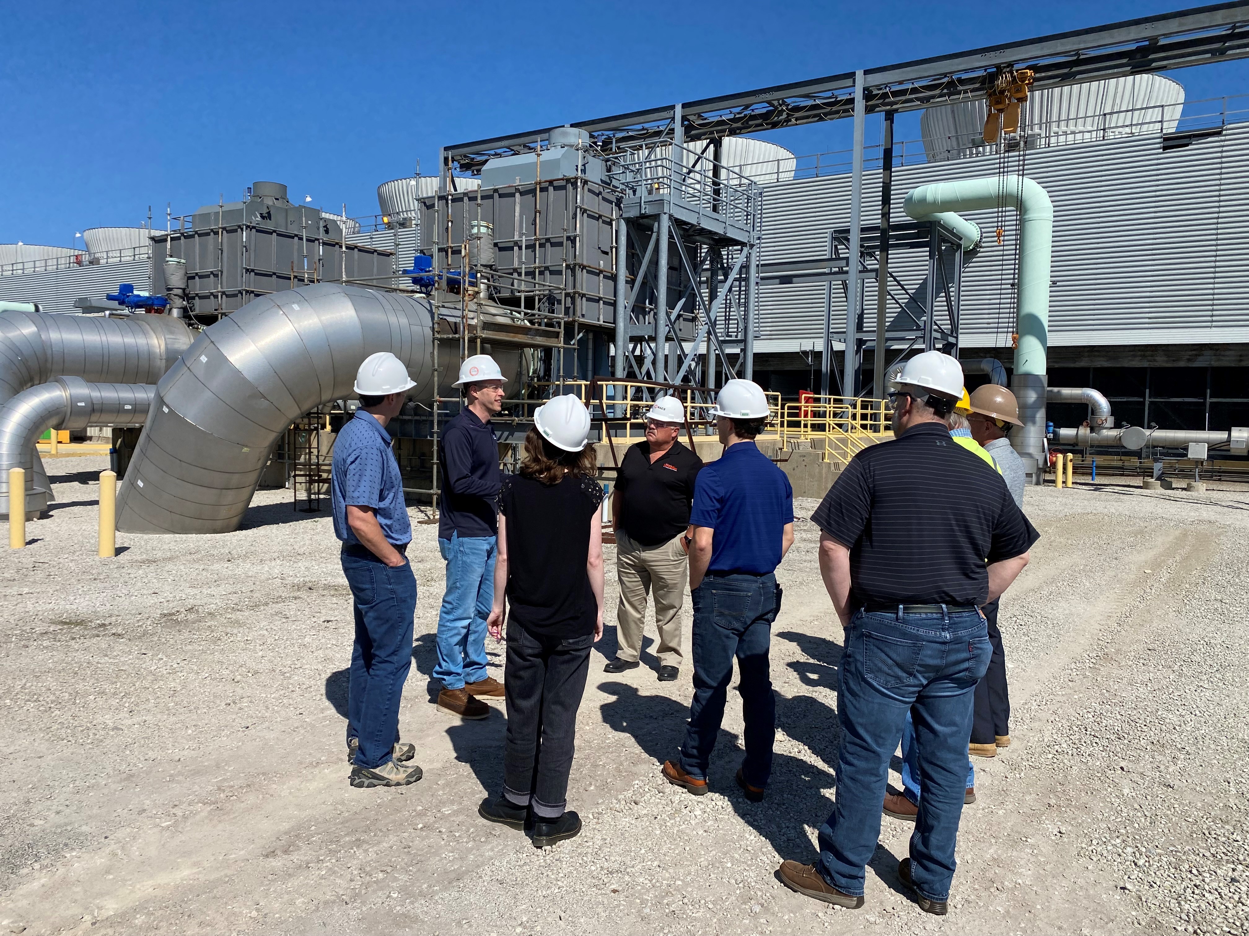 A tour of AMP's Fremont Energy Center. Photo courtesy American Municipal Power