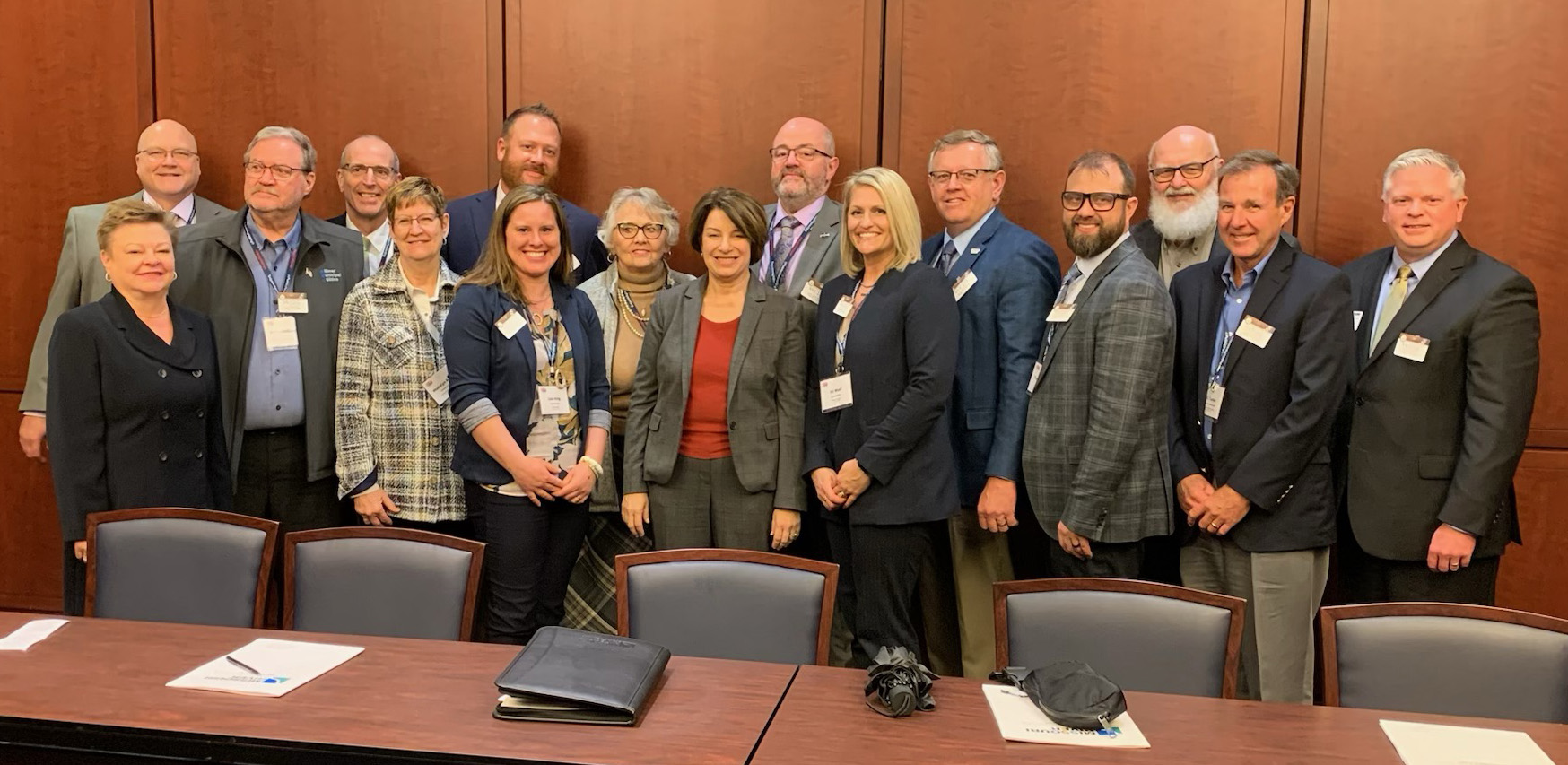 Sen. Klobuchar meets with public power advocates from Minnesota