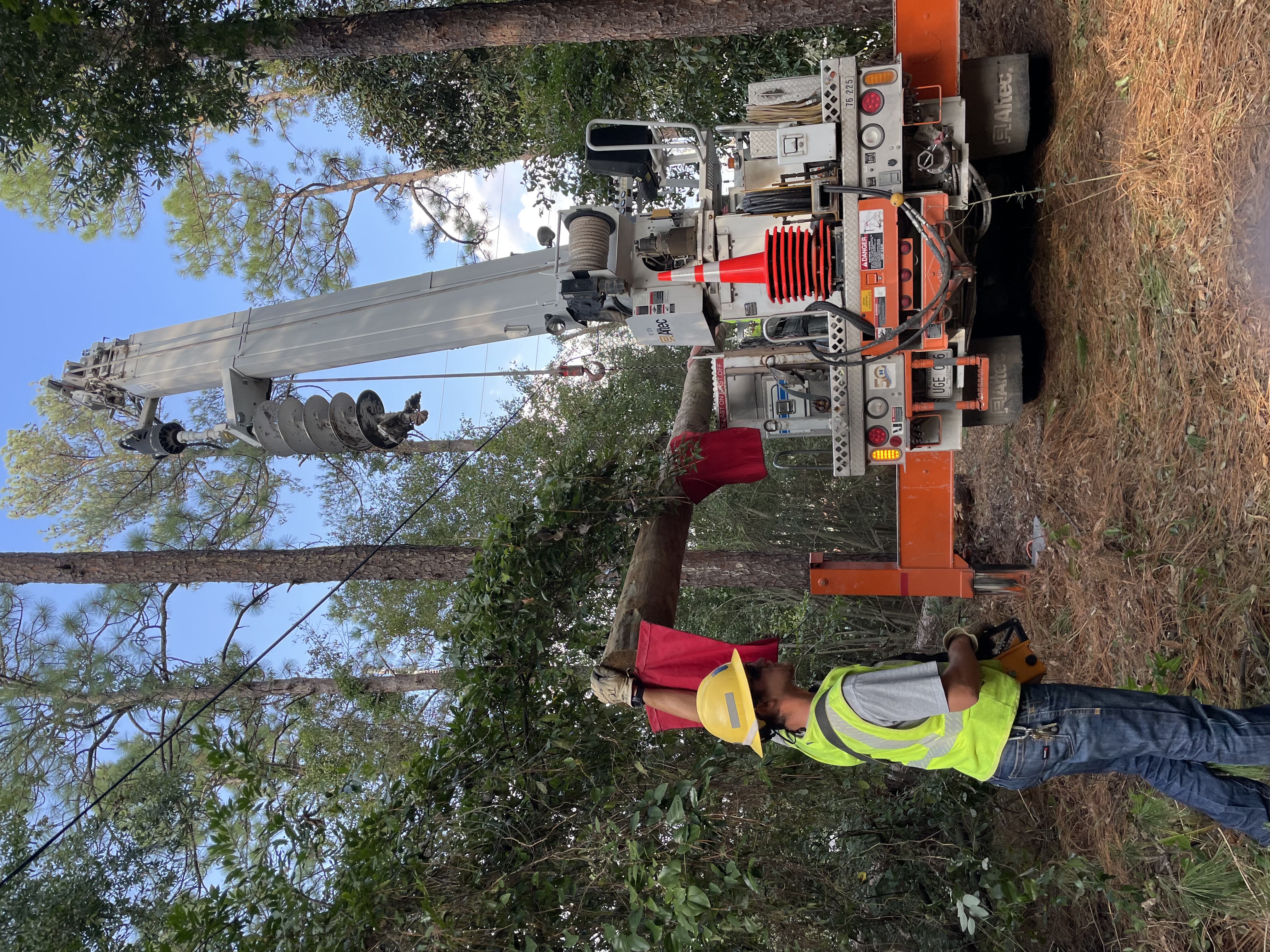 Crew digging during a storm response effort. Photo courtesy Nebraska Public Power District