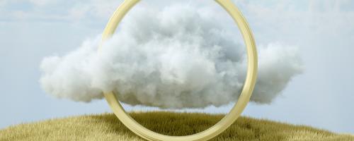 cloud trapped in a ring